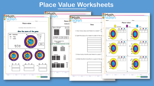 place value worksheets for grade 1. Free downloads for 1st graders